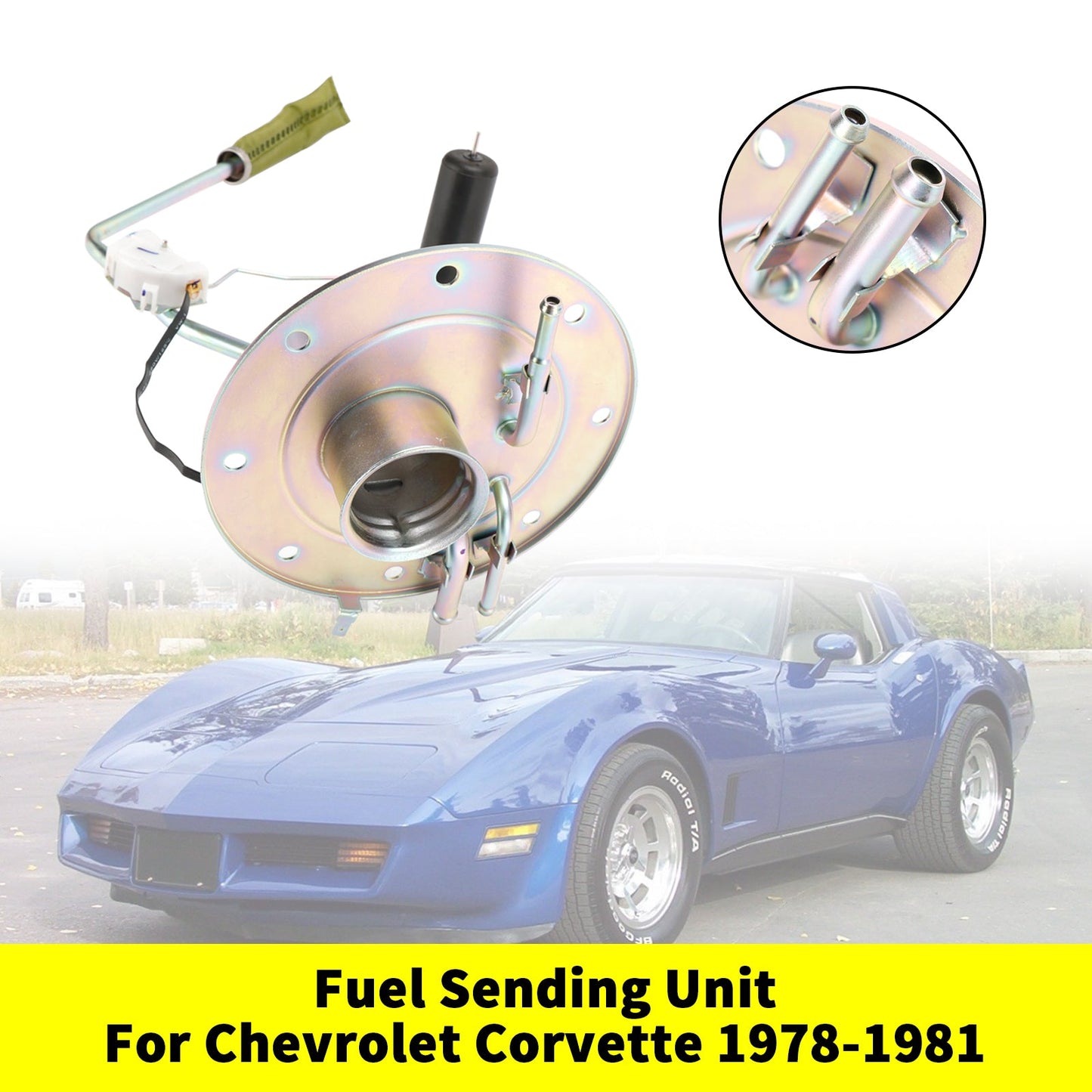 Chevrolet Corvette 1978-1981 Serbatoio benzina unità di invio carburante 3/8 alimentazione AM-39086513