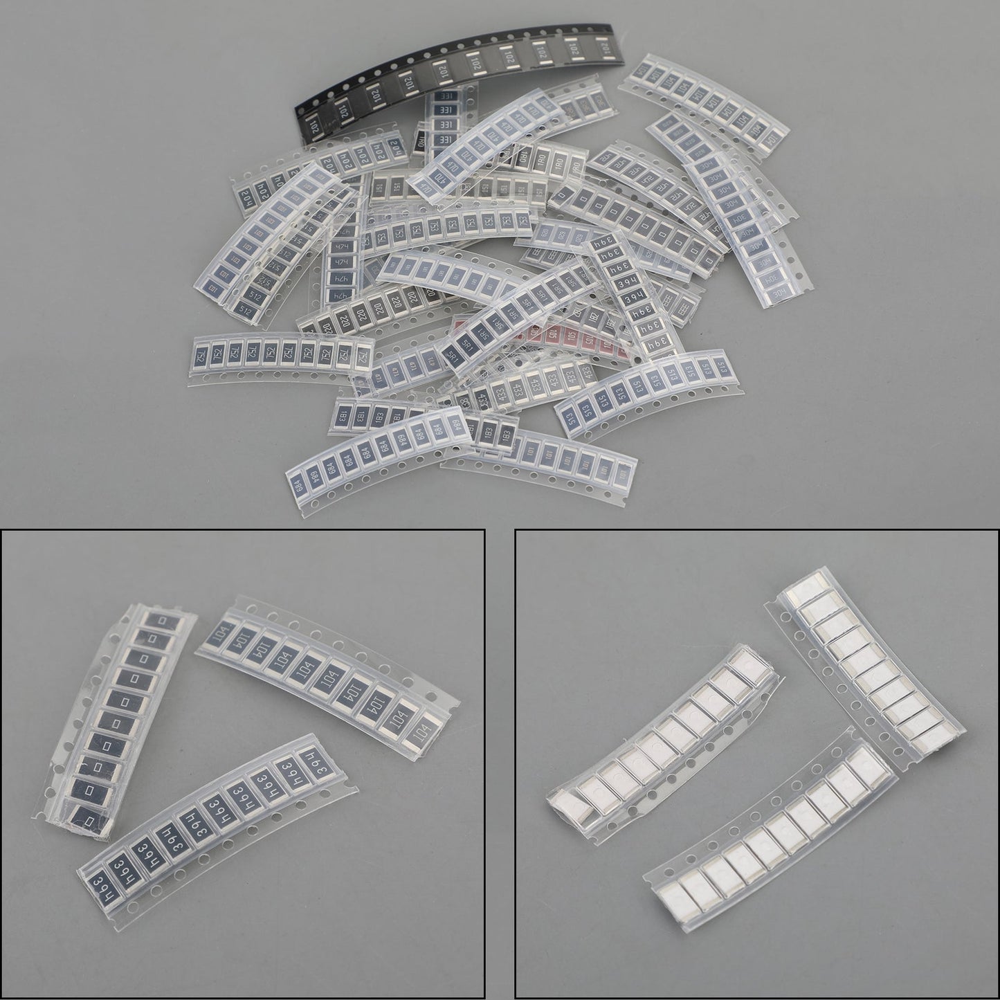 1210/2010/2512/1812 Kit resistori SMD assortiti 1R-1M Ohm 5% 33 valori