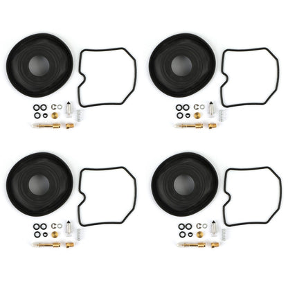 4 Set Kit Ricostruzione Riparazione Carburatore per Suzuki GSF600S Bandit 1996-2003 Generico