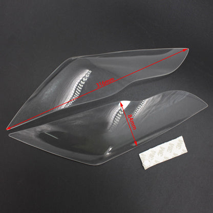 Protezione lente faro anteriore adatta per Kawasaki Zx-10R Zx 10R 2011-2015 fumo generico