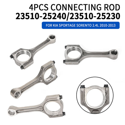 4X Biella 23510-25240 Per Hyundai Kia Sonata Optima Tucson Sportage 2.4L Fedex Express Generico