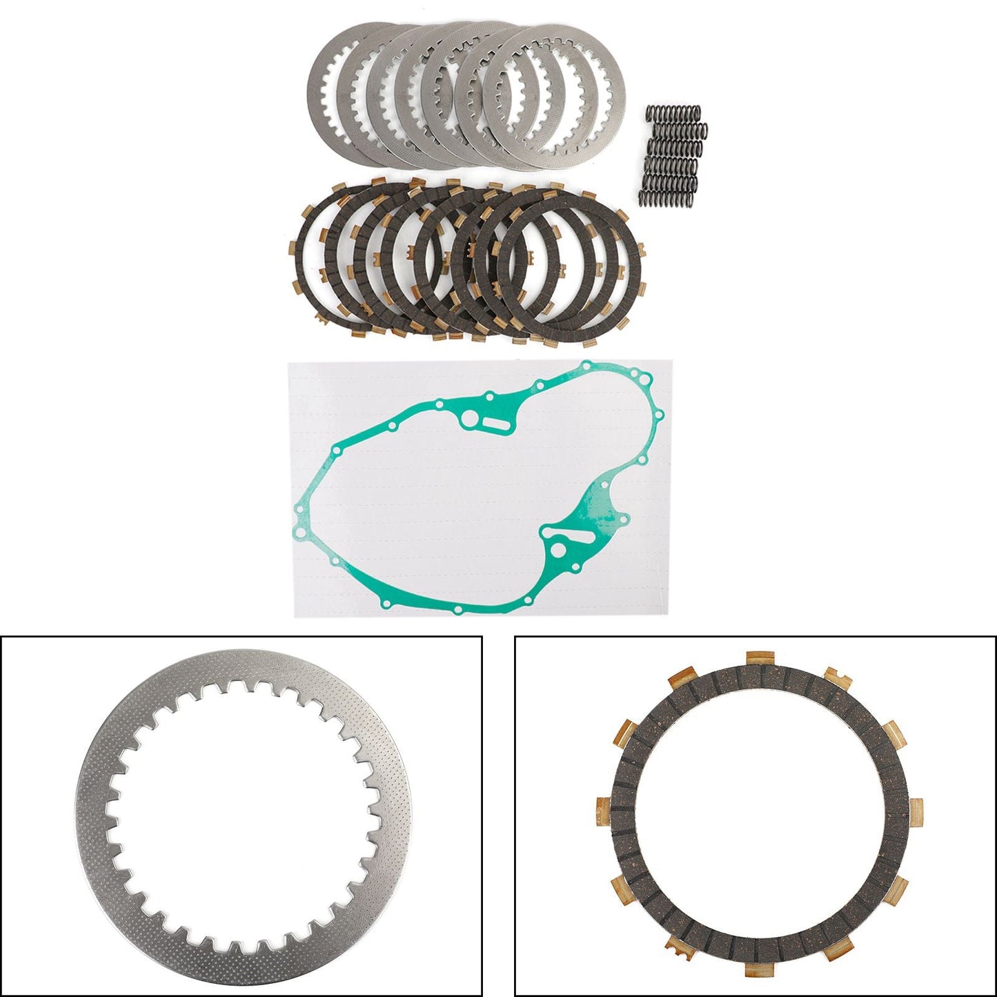Kit Frizione Dischi Dischi Molle Guarnizione adatta per Yamaha Raptor 700 700R 2006-2018 Generico