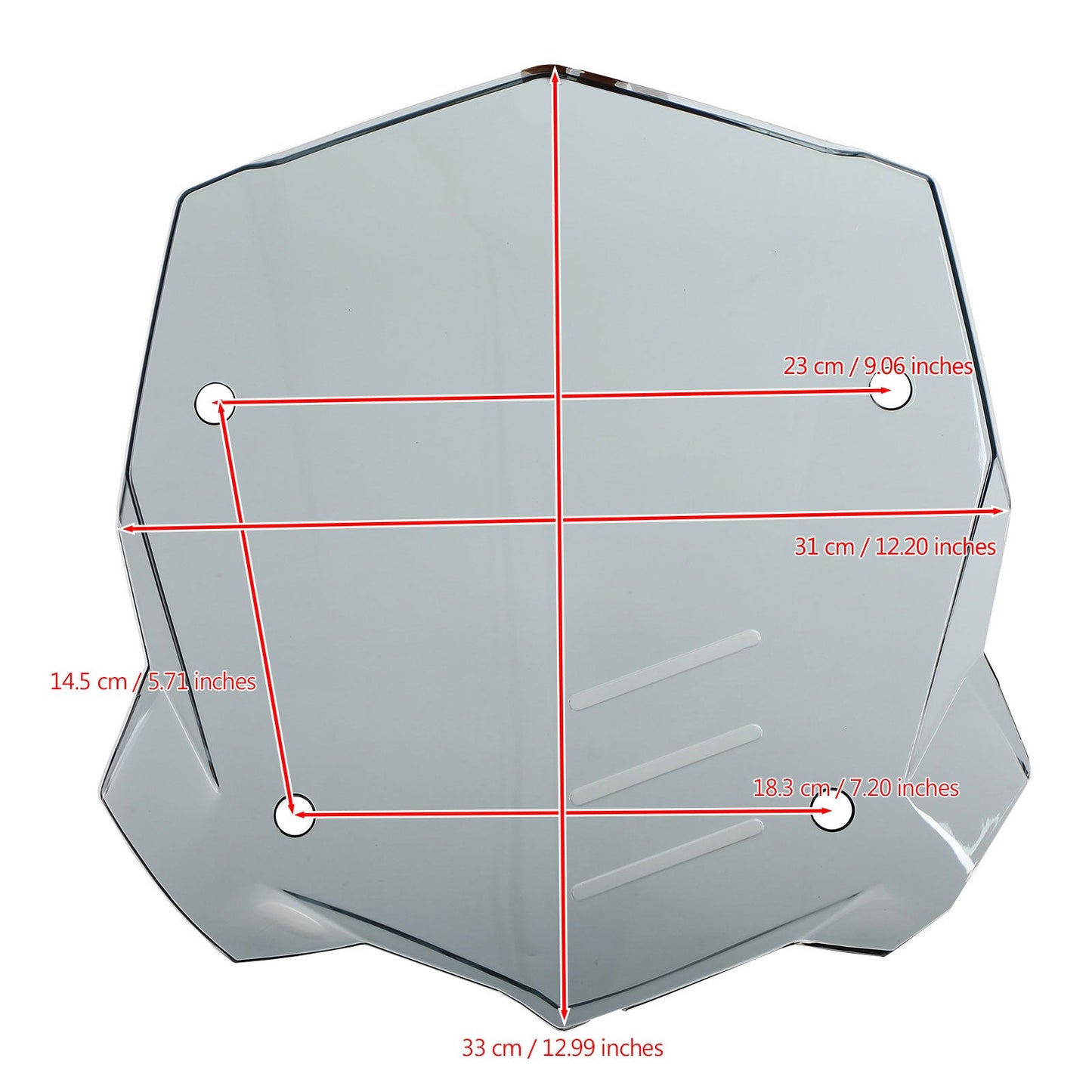 Parabrezza WindScreen adatto per BMW R1200GS LC /Adv R1250GS /Adventure Generico