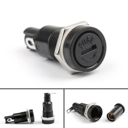 8PCS SCI R3-11 Supporto per fusibili telaio per montaggio a pannello per fusibili in vetro 5x20mm 10A 250V