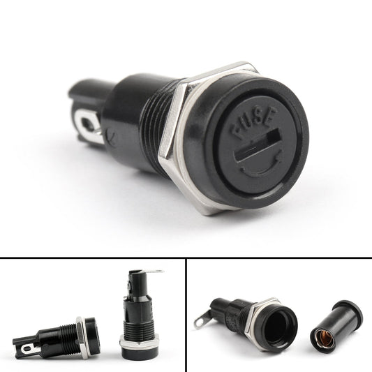 8PCS SCI R3-11 Supporto per fusibili telaio per montaggio a pannello per fusibili in vetro 5x20mm 10A 250V