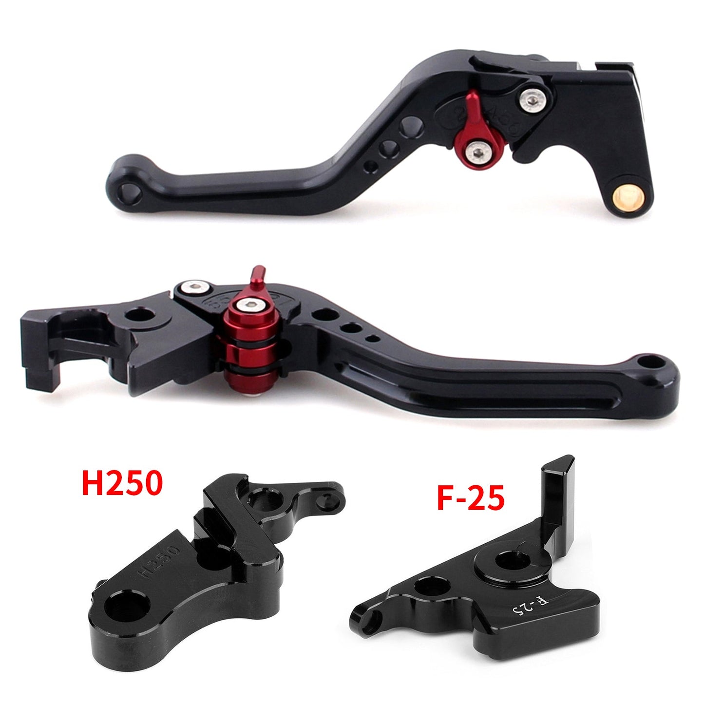 Leva freno frizione corta per Honda CB500F CBR500R 13-15 CBR300RR CB300F 14-16 Generico