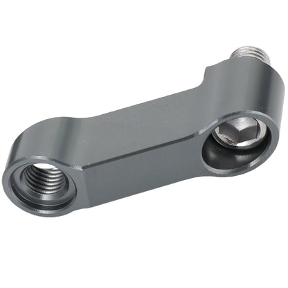 Prolunga Astina Specchietto/Extender 10mm Titanio Per Yamaha MT-07 Tracer 700 16-21 Generico