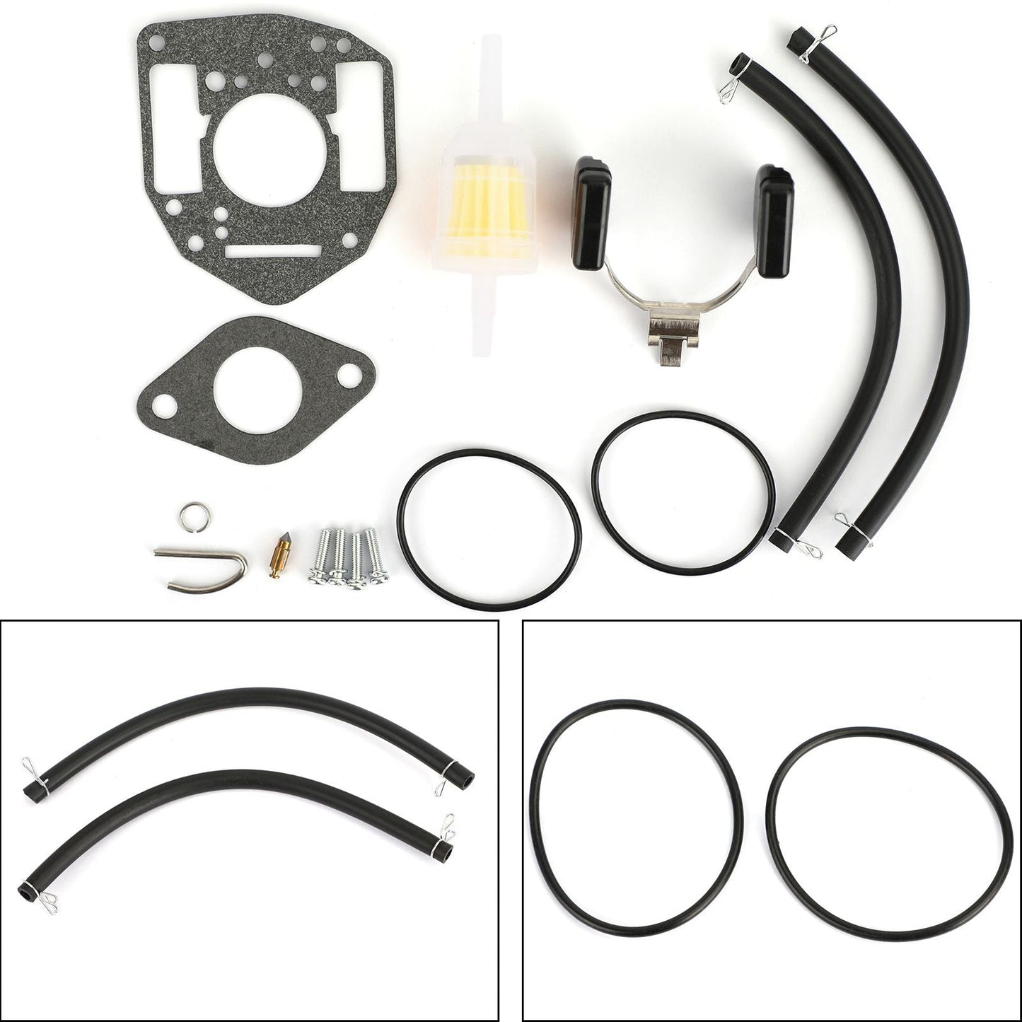 Carburatore Carb Rebuild Repair Kit adatto per Onan 146-0657 P216G P218G P220G P224G Generico