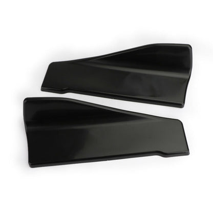 2pcs 35cm Gonna Spoiler Posteriore Labbro Estensione Rocker Splitter Winglet Wings Nero Generico