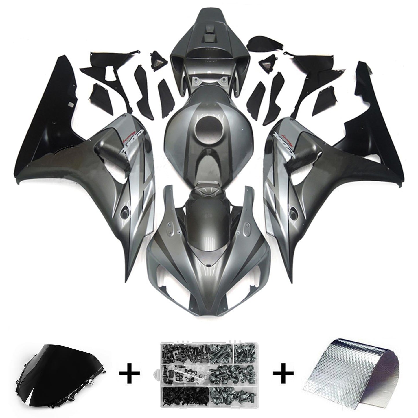 Amotopart Honda CBR1000RR 2006-2007 Kit carena Carrozzeria Plastica ABS