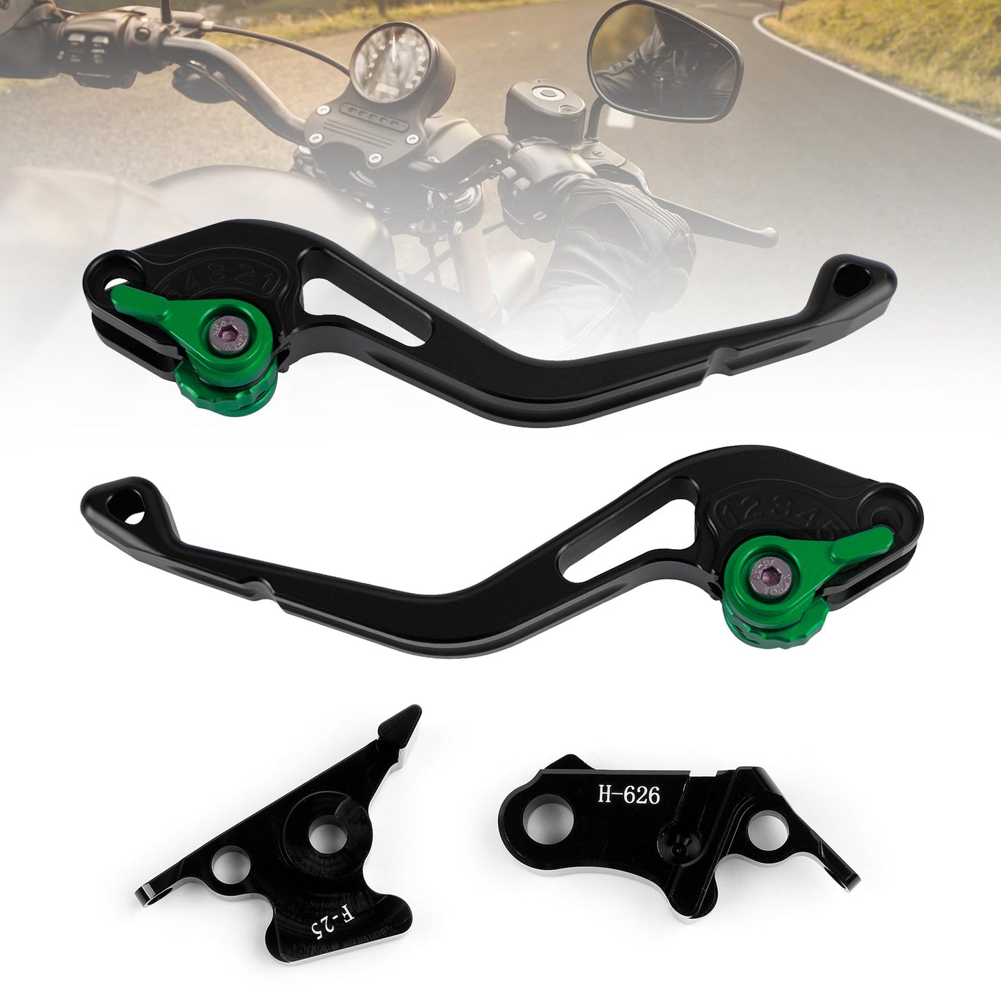 Honda GROM CBR250R CBR300R CBR500R NOVITÀ Leva freno frizione corta