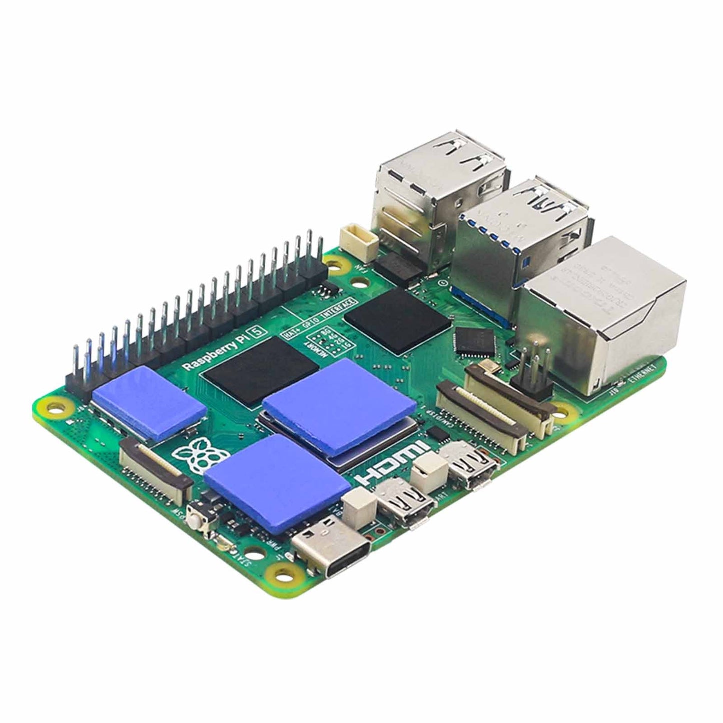 Ventola soffiante per dissipatore di calore in alluminio Raspberry pi con dispositivo di raffreddamento attivo per radiatore di quinta generazione