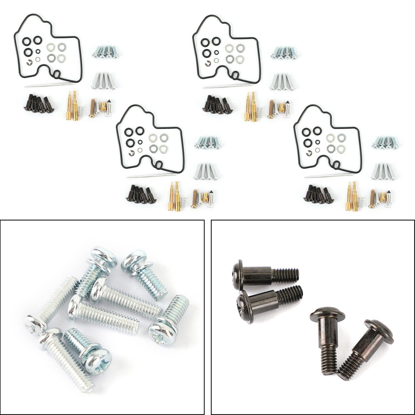 KIT RIPARAZIONE GUARNIZIONI GETTI CARBURATORE CARBURATORE per YAMAHA YZF R6 600 1999-2002 Generico