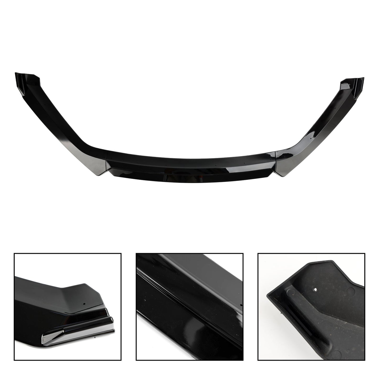 Spoiler anteriore nero lucido Performance per Seat Leon 5F 2012-2020