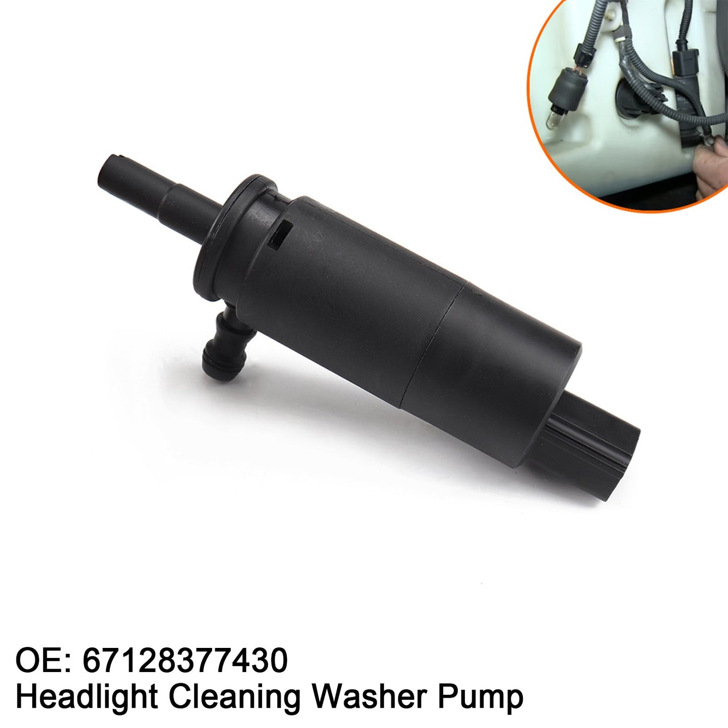 Pompa lavafari 67128377430 per BMW E46 E90 X5 E60 E65 E66 X3 Generico