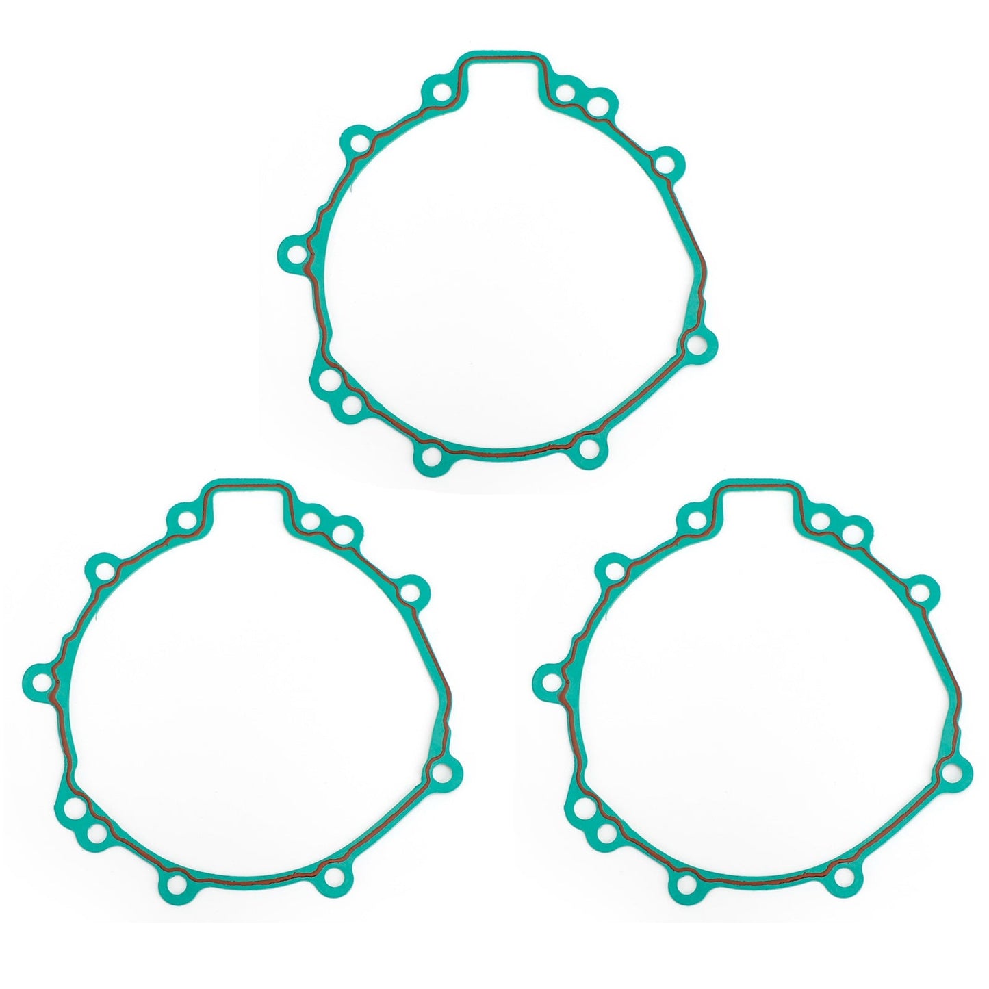 3 guarnizioni coperchio generatore per Kawasaki ZX-6R 600 07-12 636 13-22 Ninja ZX6R KRT