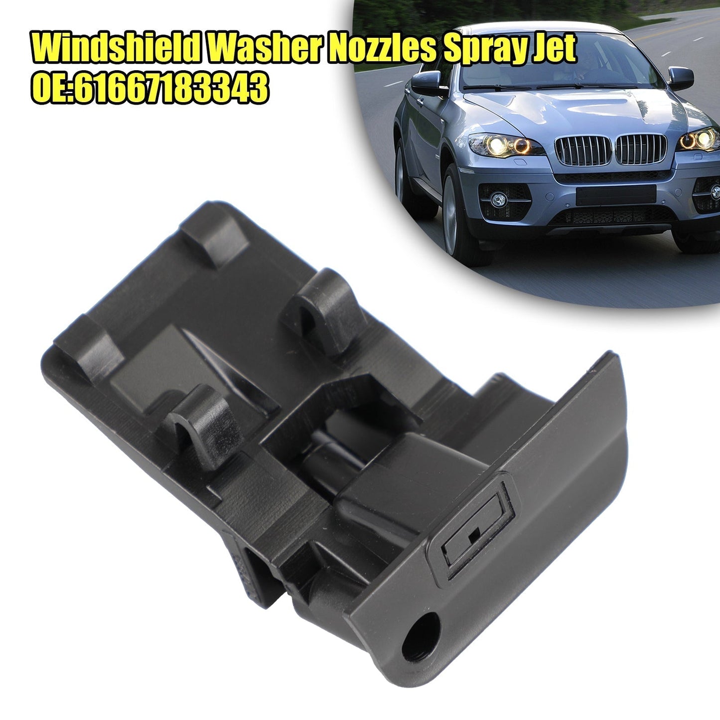 Ugelli lavavetri per parabrezza per BMW X1 E84 X6 E71 Sinistra Destra 61667183343 Generico