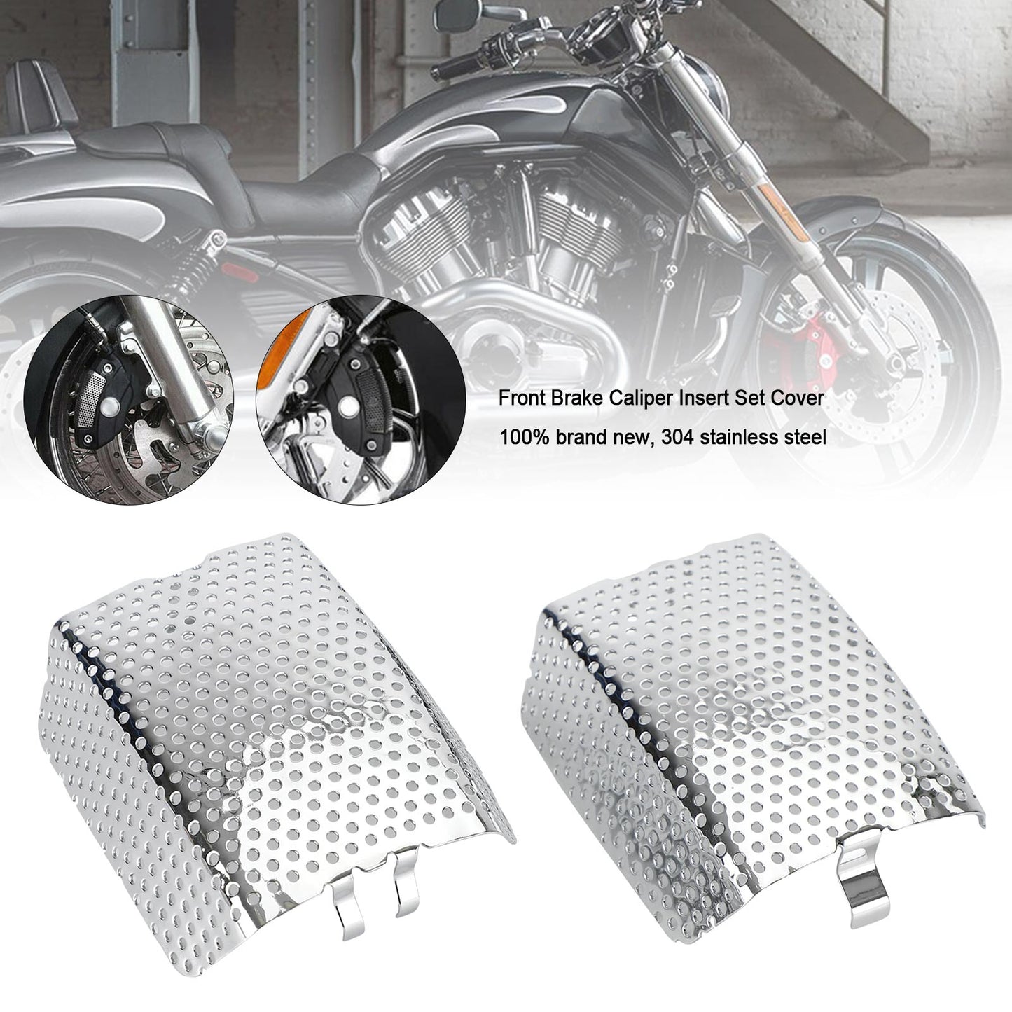 Set di inserti per pinza freno anteriore per Touring V-Rod Street Glide 42054-05 Generico