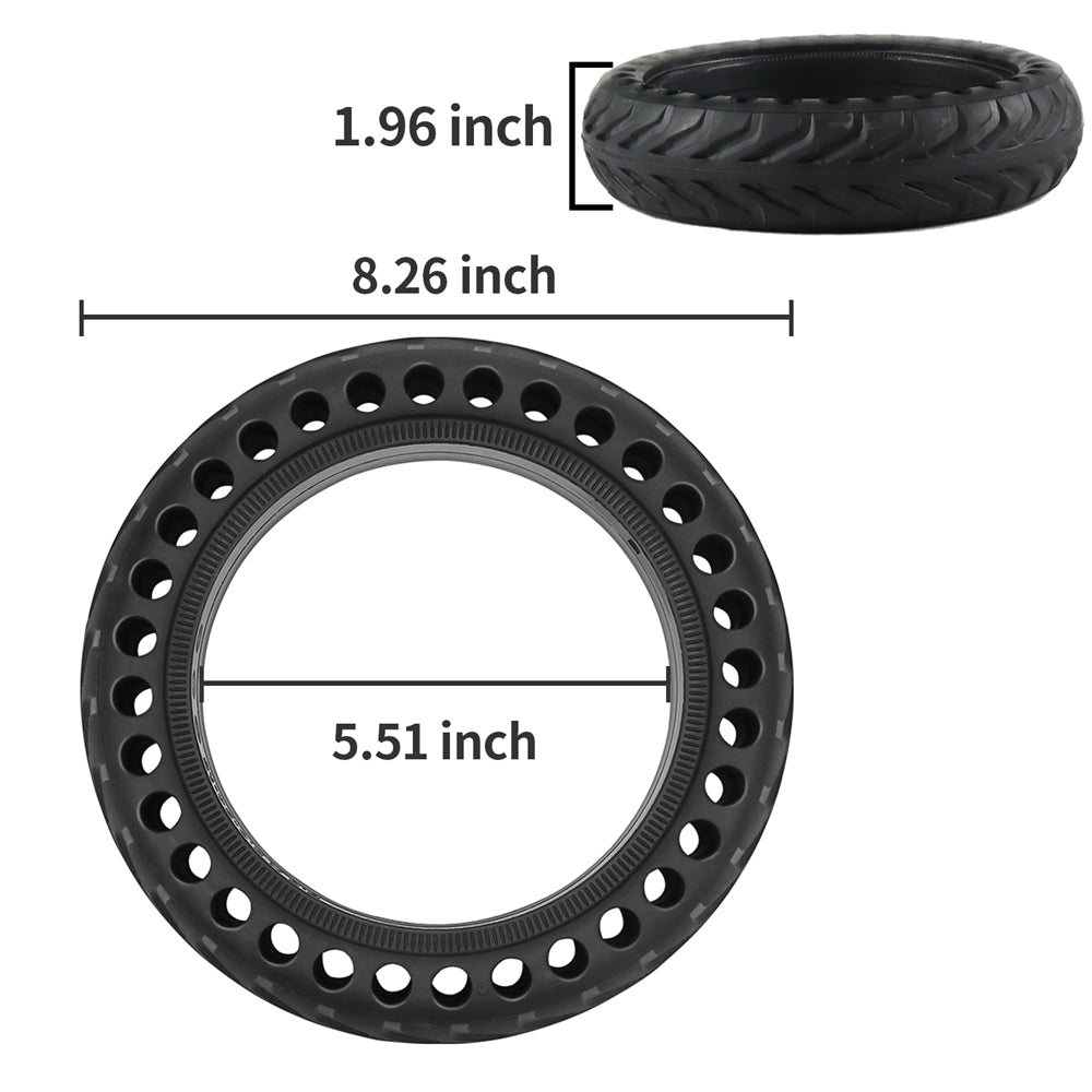 Pneumatici per scooter elettrici solidi 2×8.5 con 3 strumenti per Xiaomi m365 gotrax gxl/XR