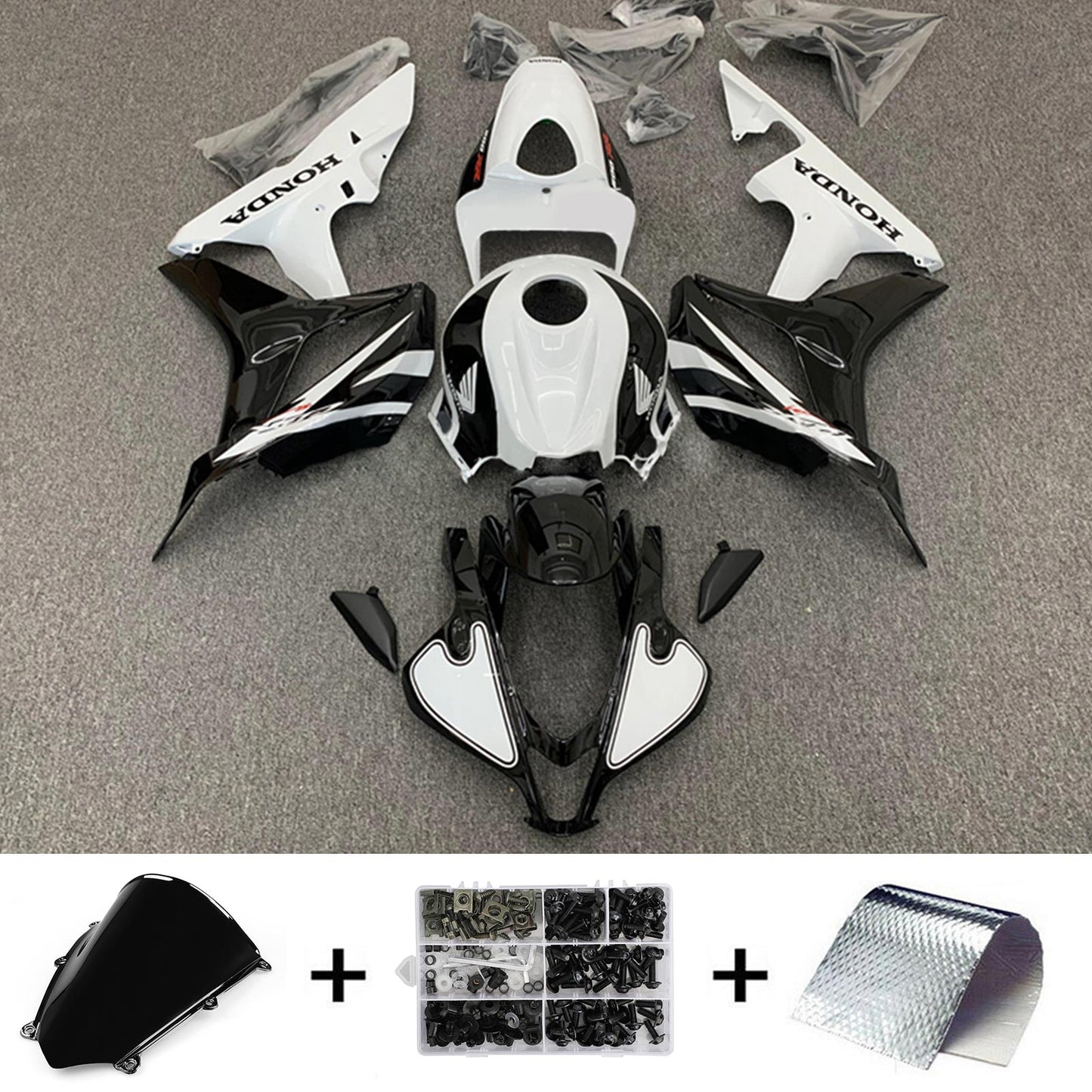 Amotopart Honda CBR600RR 2007-2008 F5 Kit carena Carrozzeria Plastica ABS