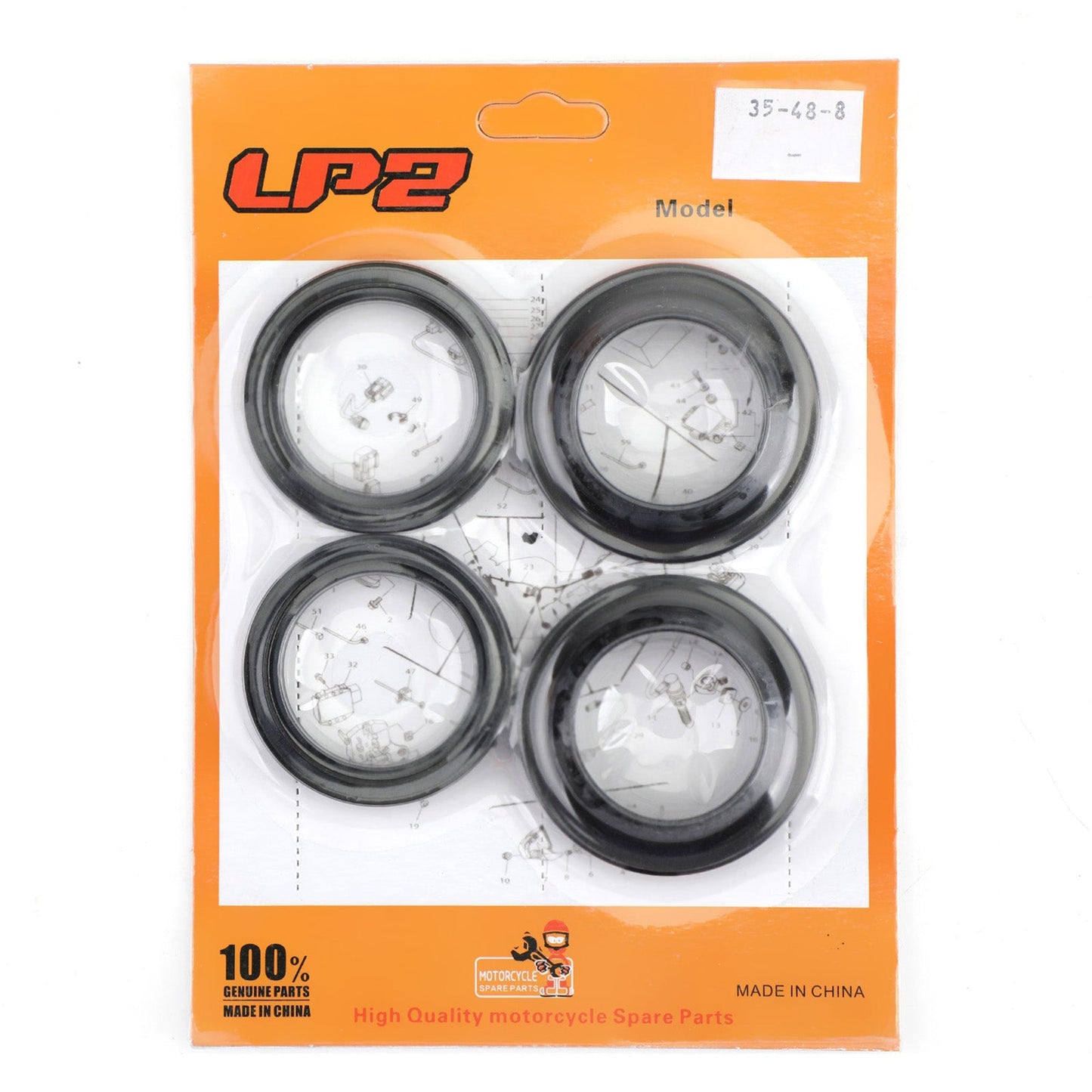 Paraolio Forcella Anteriore Set Polvere Olio per Yamaha 125 250 XVS YP 5JX-23145-00 37P-F3145-00 Generico