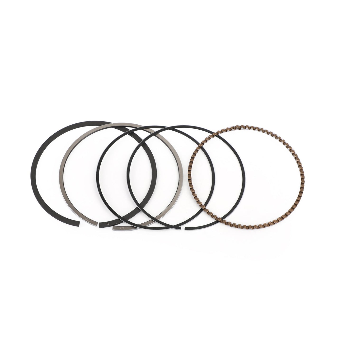 83mm Pistone Anelli Guarnizione Candela Kit per Yamaha Warrior 350 YFM350X 1987-2004 Generico