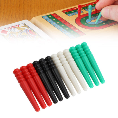 12 Pcs Cribbage Pegs Fit 1/8 3/16 1/4 Holes Cribbage Pegs Gioco da tavolo tradizionale