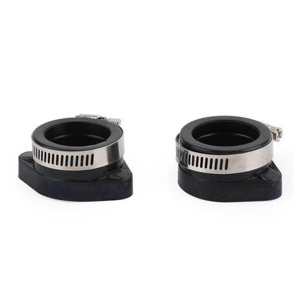 2x collettore flangia adattatore aspirazione carburatore con morsetto per VM24 PE26 PE28 PWK 28mm