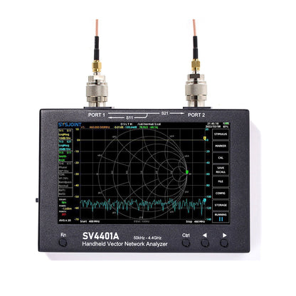 SV4401A 50KHz-4.4GHz Vector Network Vector Analyzer 100Db NanoVNA dinamico