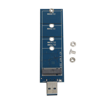 Adattatore da M.2 a USB Chiave B Adattatore SSD con protocollo SATA M.2 per 2230 2242 2260 2280