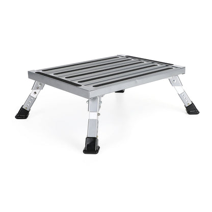 Piattaforma pieghevole in alluminio RV Step Stool Trailer Camper Scala da lavoro portatile