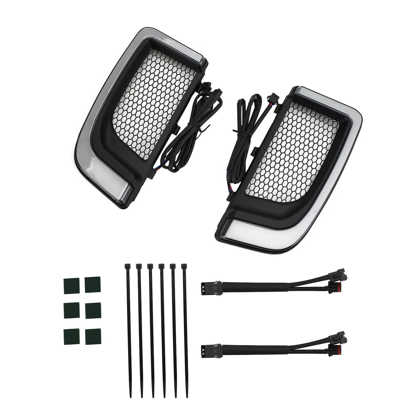 Tracer LED carenatura inferiore griglie inferiori luci per Electra FLH/T Road Glide Generico