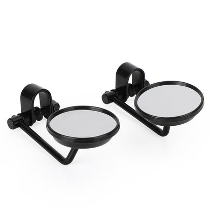 Morsetto vecchio stile su specchietti retrovisori rotondi da 3 pollici per Cafe Racer Chopper Bobber COPPIA Generico