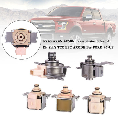 Ford 97-UP AX4S AX4N 4F50N Kit solenoide cambio cambio TCC EPC AXODE