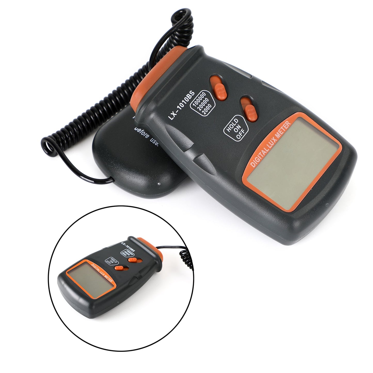 Precisione 0-100 000 Lux Digital Hydroponic Grow Light Meter Fotometro Luxmetro