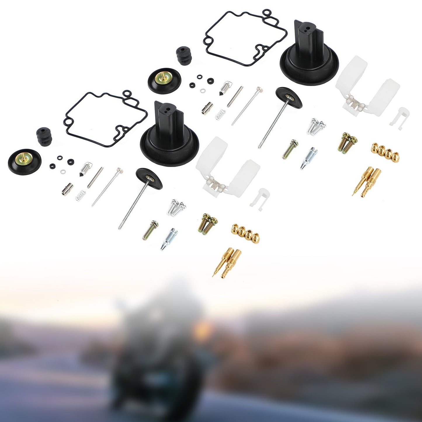 2X Carburatore Carb Rebuild Kit pompa di accelerazione adatta per KT CVK24 Scooter Racing Generico