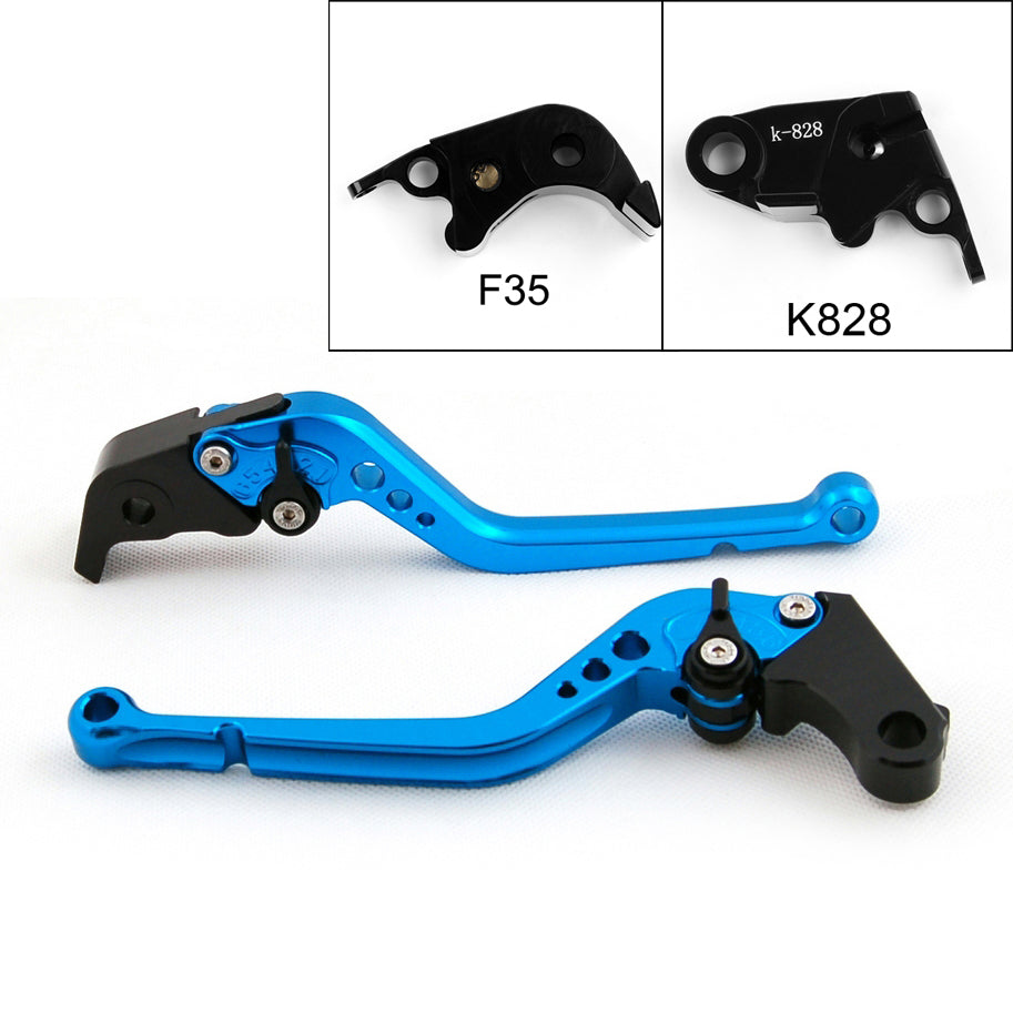 Leve freno frizione lunghe per Kawasaki ZX636R / ZX6RR 2005-2006 nere generiche