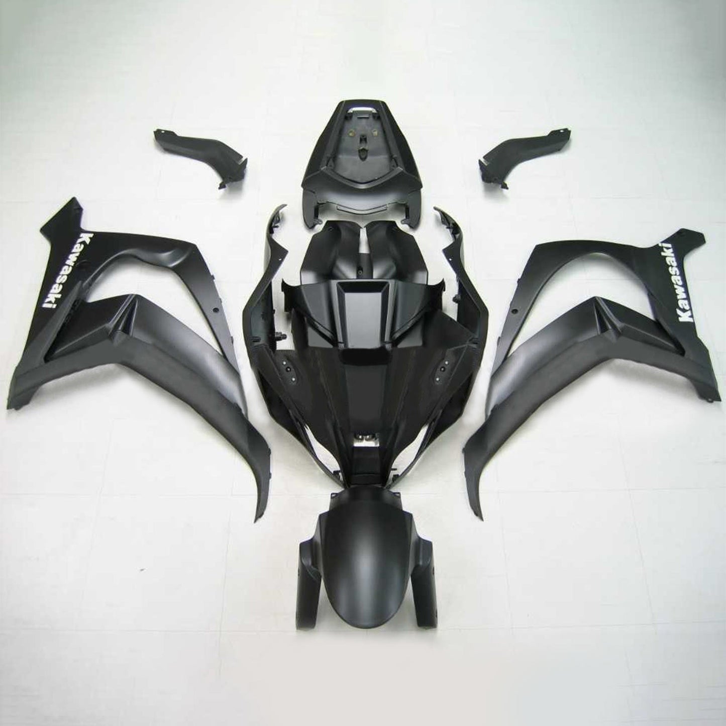 Amotopart Kawasaki ZX10R 2011-2015 Kit di rivestimento nero Matt