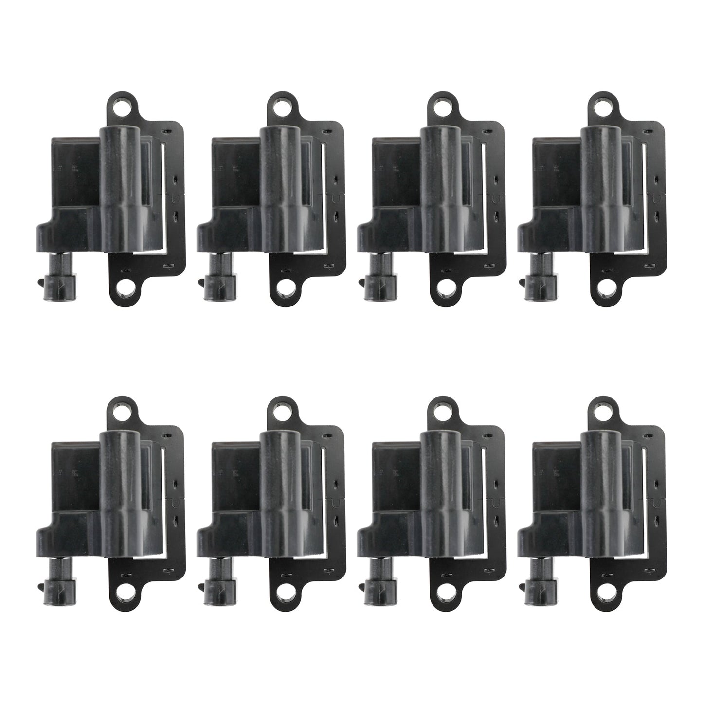 2003-2005 Chevrolet Express 2500 GMC Savana 1500 2500 3500 Confezione da 8 bobine di accensione quadrate e cavo per candele