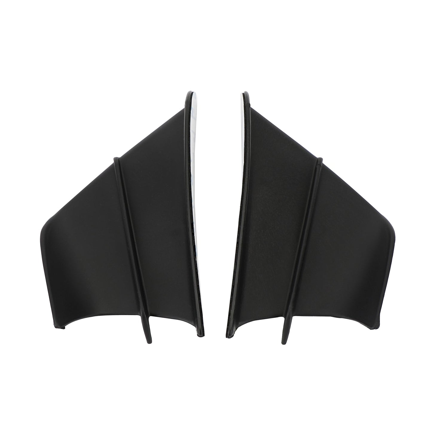 Black Side Winglet Wind Fin Spoiler Trim Cover per Honda Cbr650R Cbr500R Cb1000R Generico