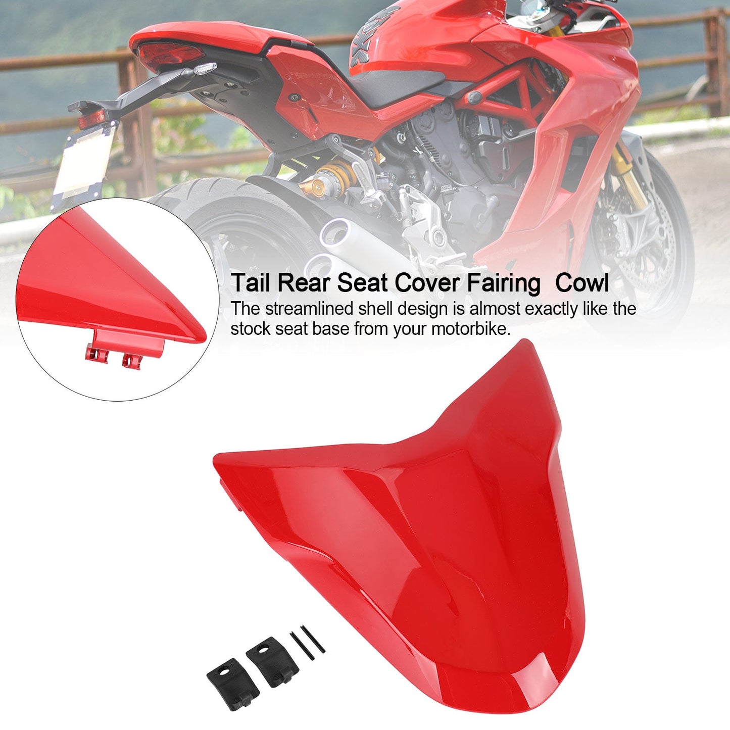 Coda posteriore coprisedile cupolino per DUCATI Supersport 939 950 tutto l"anno generico
