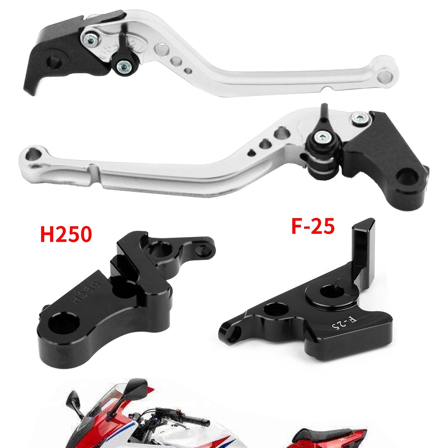 Leva Freno Frizione Lunga Per Honda CB500F CBR500R 13-15 CBR300RR CB300F 14-16 Generico