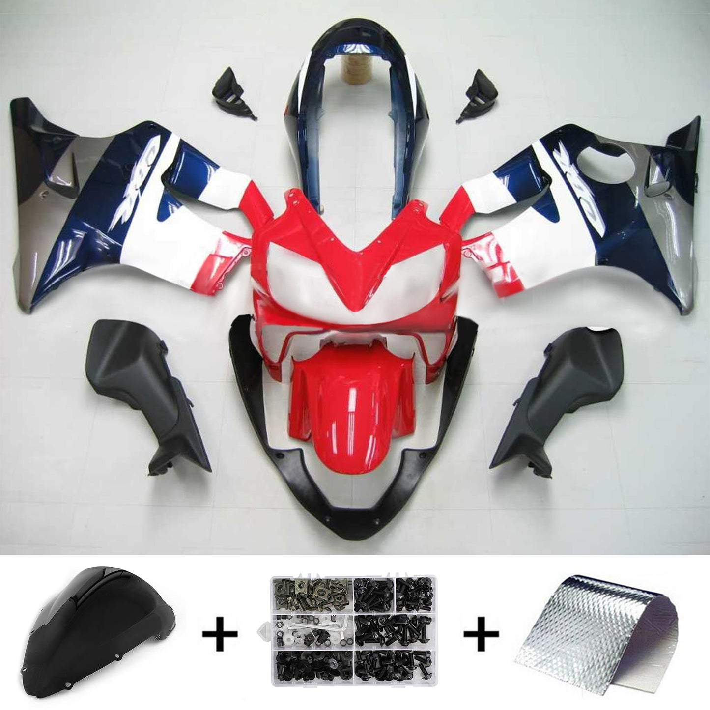 Amotopart Honda CBR600 F4i 2004-2007 Set di travestimento