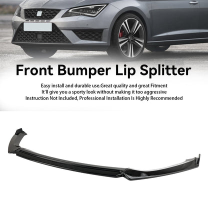 Spoiler anteriore nero lucido Performance per Seat Leon 5F 2012-2020