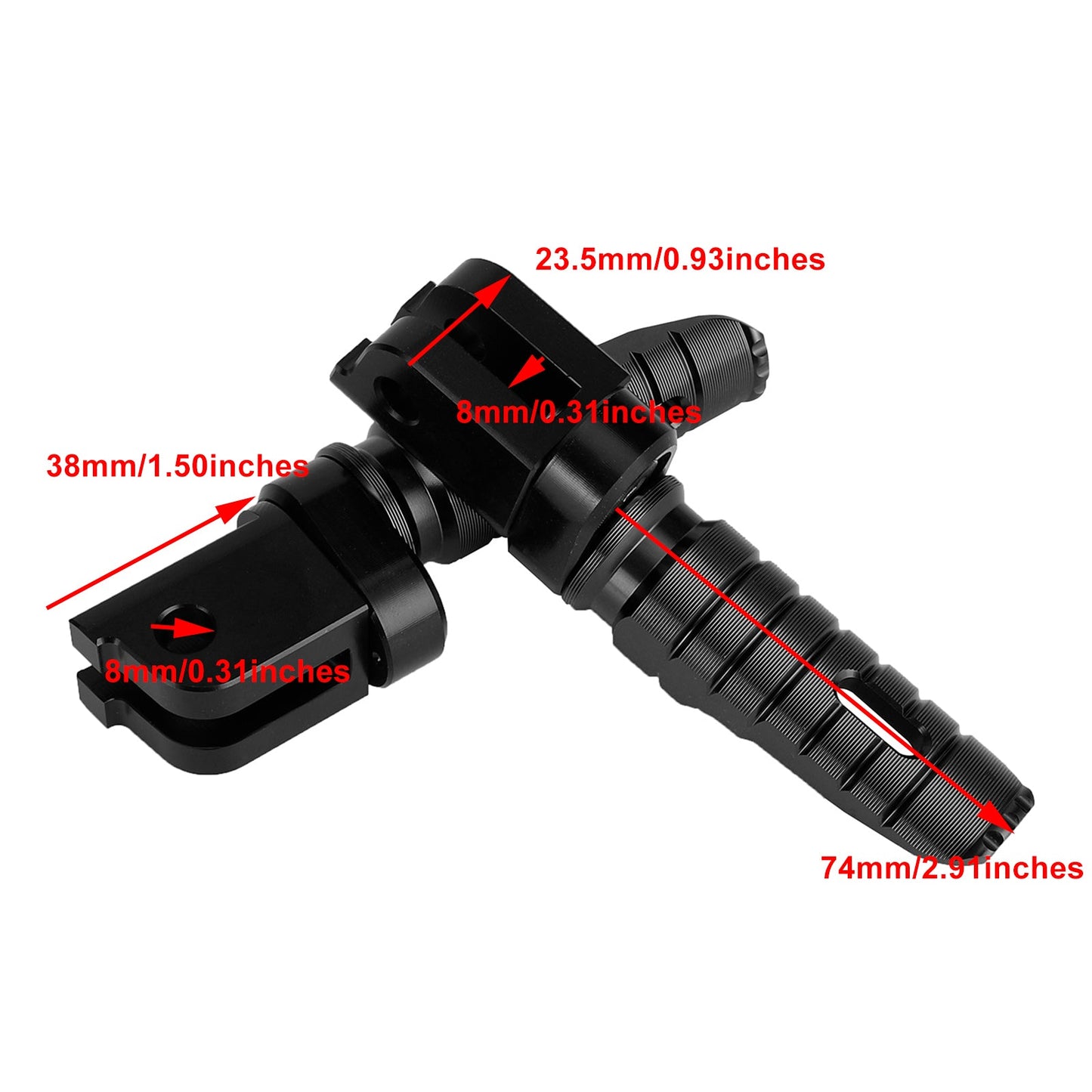 Benelli Leoncino 500 2018-2022 502C 752S 2019-2022 Pedane anteriori Pedane