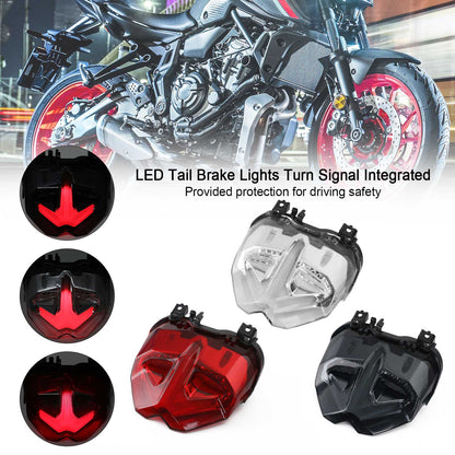 Luci freno posteriori Indicatori di direzione integrati per YAMAHA MT-09 MT10 SP 2021-2022 Generico