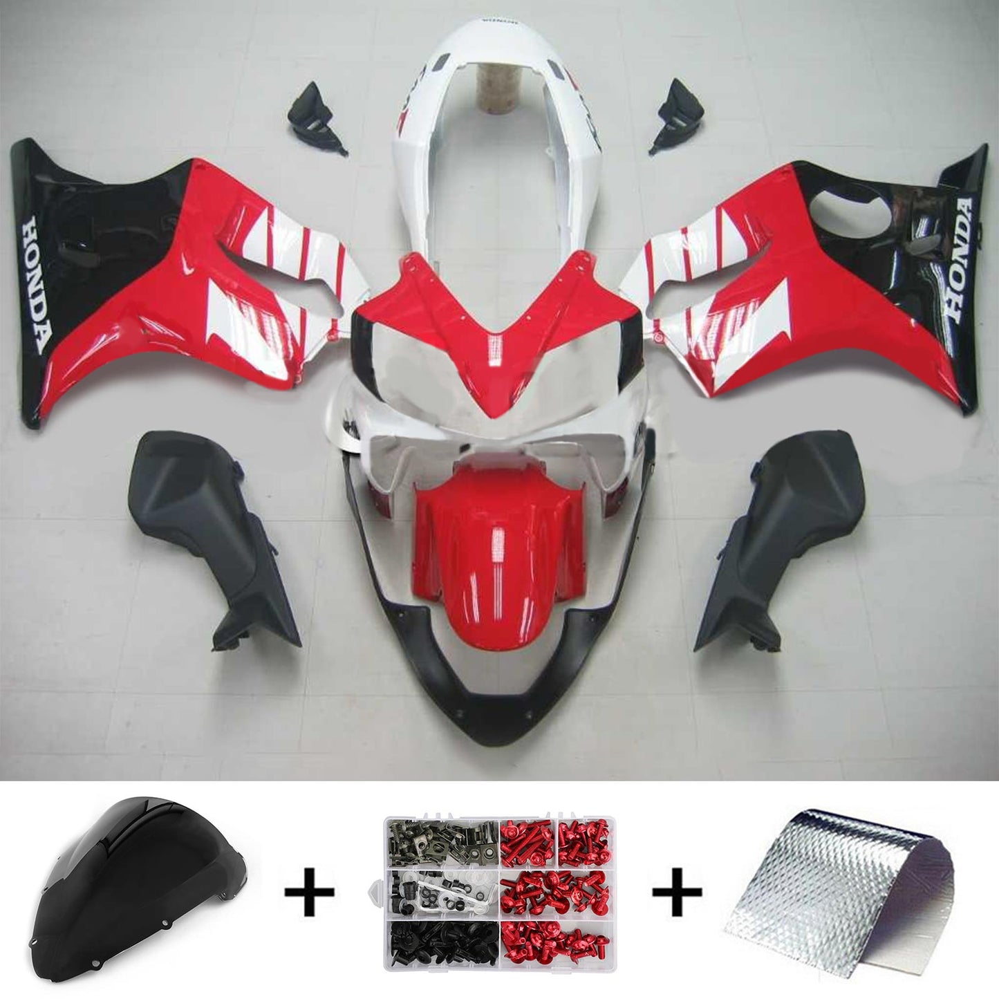 Amotopart Honda CBR600 F4i 2004-2007 Set di travestimento