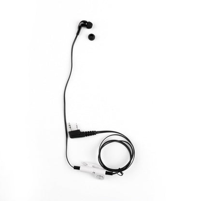 5x Auricolare Auricolare Per Kenwood BAOFENG TYT LINTON UV-5R TG-UV2 A Due Vie Nero