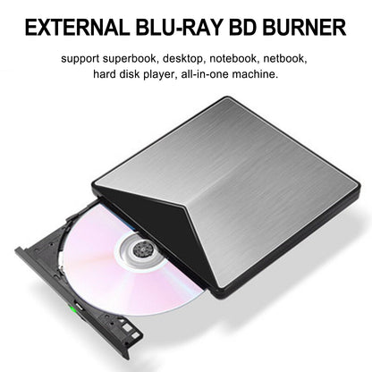 Masterizzatore Blu ray BD USB esterno Ultra Slim DVD RW CD Writer Unità portatile