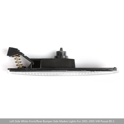 Luci di posizione laterali del paraurti anteriore bianco sinistro per 2001-2005 VW Passat B5.5 Generico